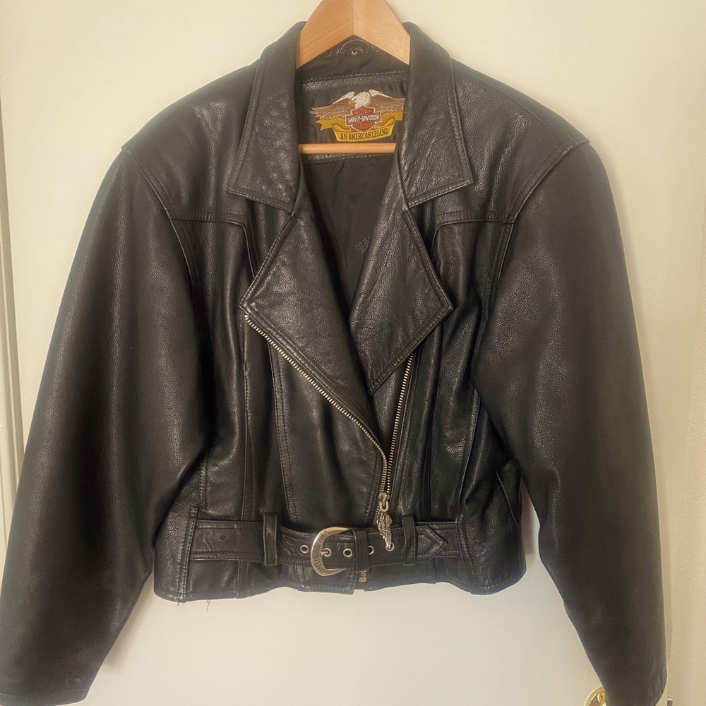 A Vintage Women’s Harley-Davidson Leather Jacket